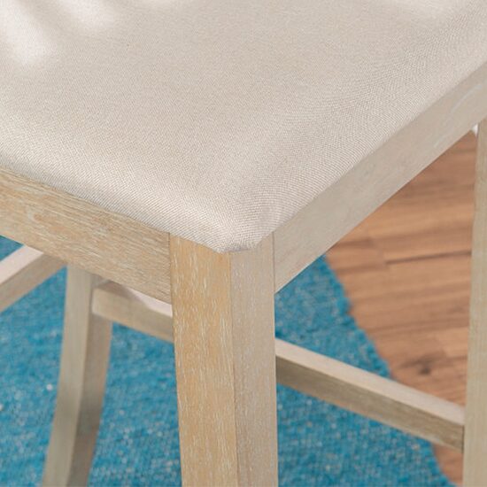 Linon Tarlton Upholstered Bar Stool