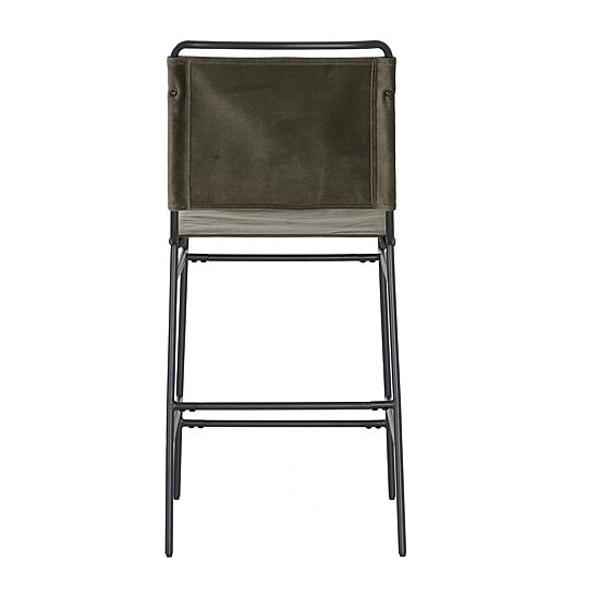 Linon Winleigh Counter Height Upholstered Bar Stool