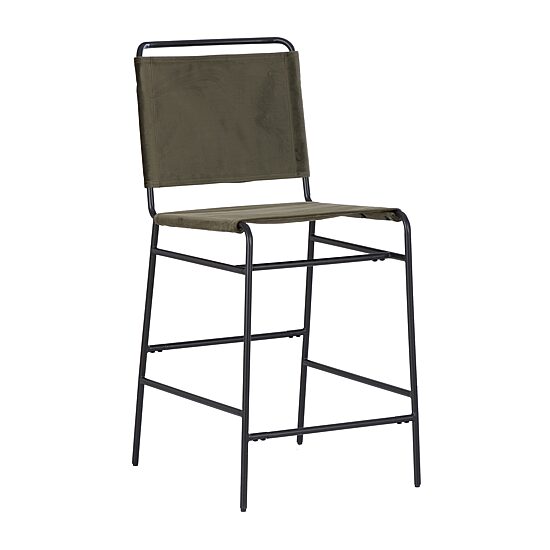 Linon Winleigh Counter Height Upholstered Bar Stool