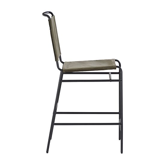 Linon Winleigh Counter Height Upholstered Bar Stool