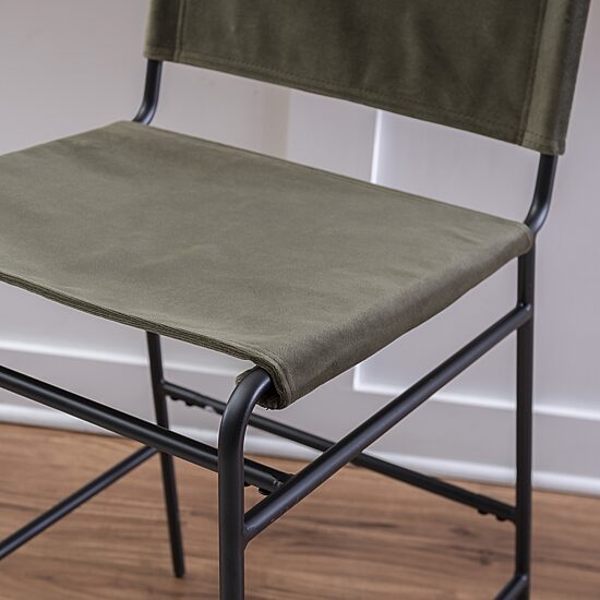 Linon Winleigh Counter Height Upholstered Bar Stool