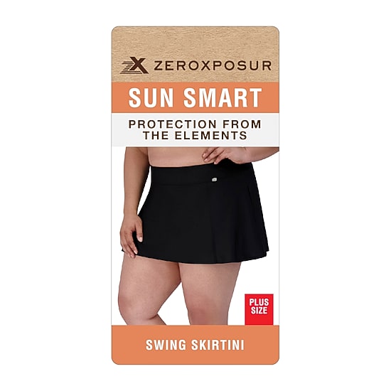 ZeroXposur Womens Plus Swim Skirt