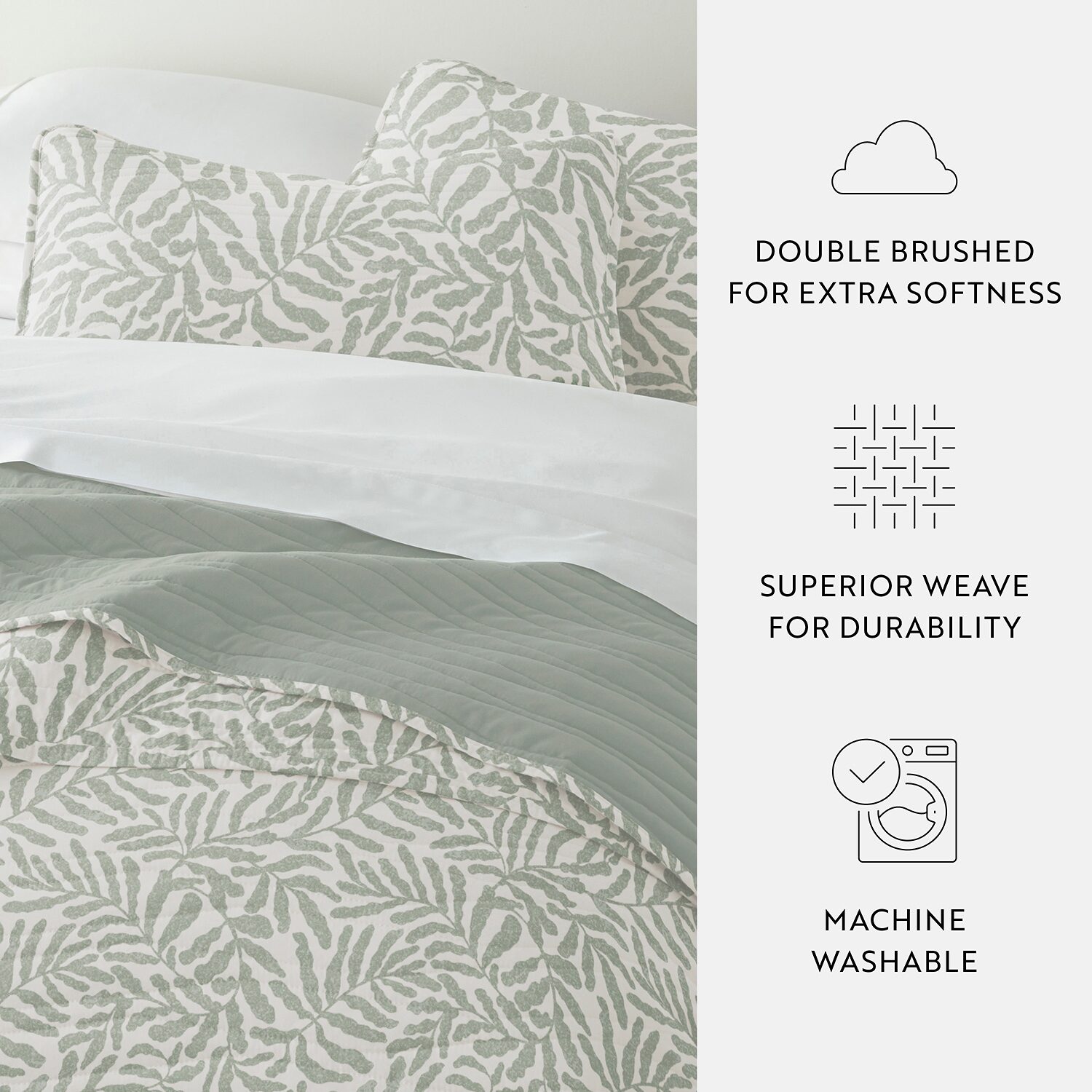 Casual Comfort Reversible Quilt Set