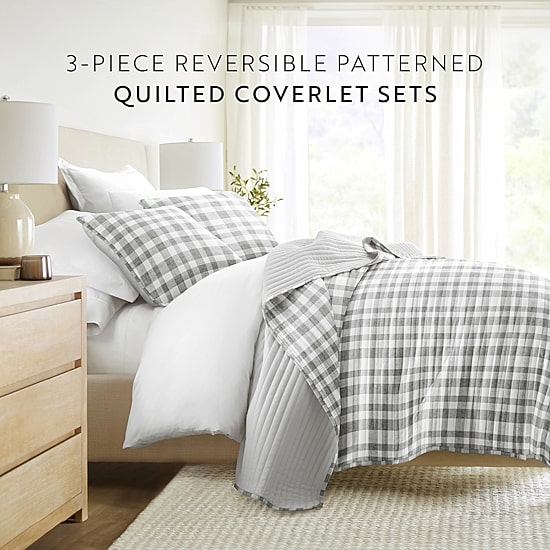 Casual Comfort Reversible Quilt Set