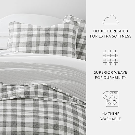 Casual Comfort Reversible Quilt Set