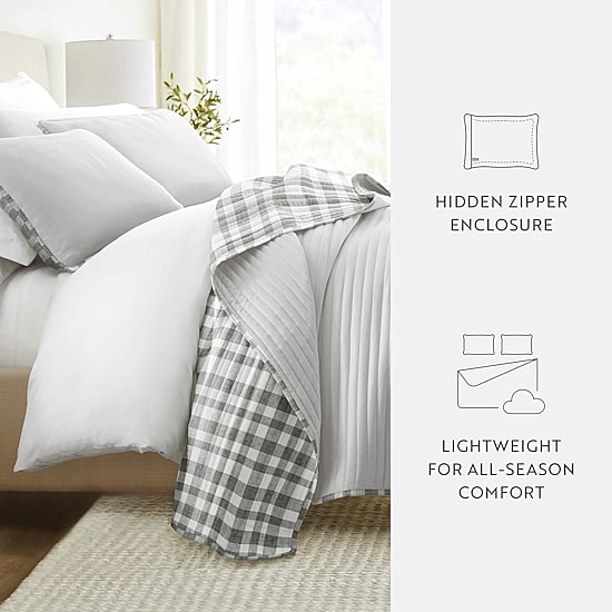 Casual Comfort Reversible Quilt Set