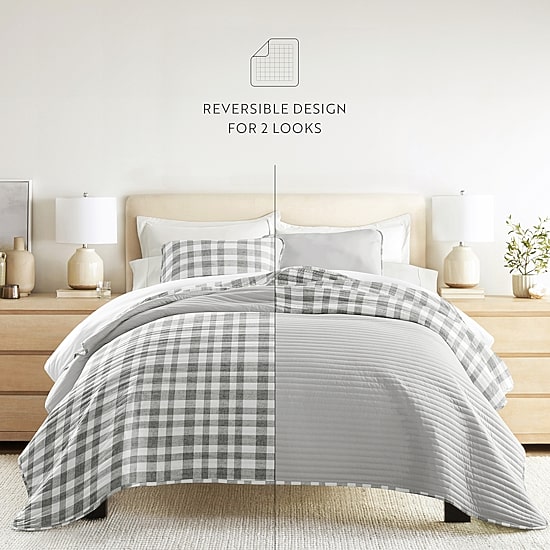 Casual Comfort Reversible Quilt Set