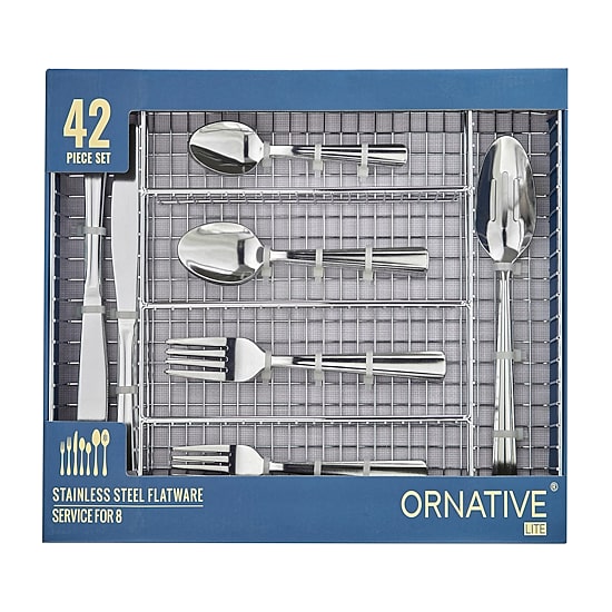 Ornative™ Alicja 42-pc. Flatware Set & Caddy