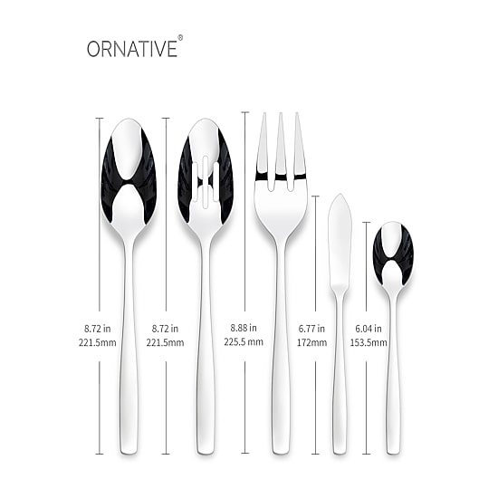 Ornative™ Eloise 45-pc. Flatware Set