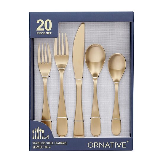 Ornative™ Percival 20-pc. Flatware Set