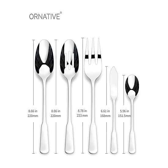Ornative™ Yesenia Satin 45-pc. Flatware Set