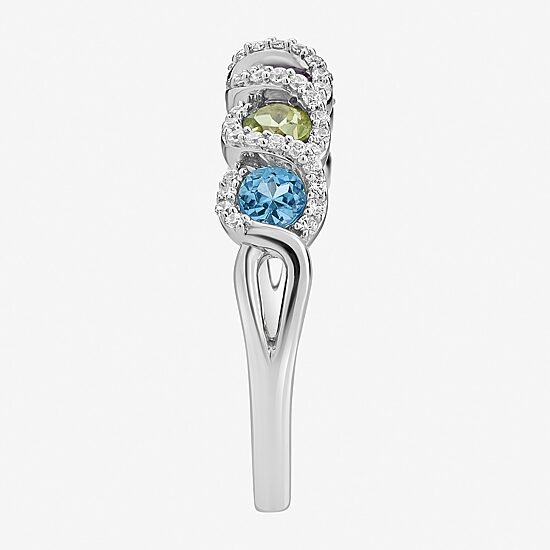 Marvel Fine Jewelry Womens 1/5 CT. Genuine Sterling Silver Round Marvel Band
