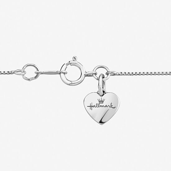 Hallmark Diamonds Bumble Bee Womens 1/10 CT. T.W. Natural White Diamond 14K Gold Over Silver 18 Inch Pendant Necklace