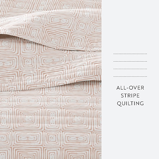 3 Piece All Season Lightweight Pattern Quilt Set