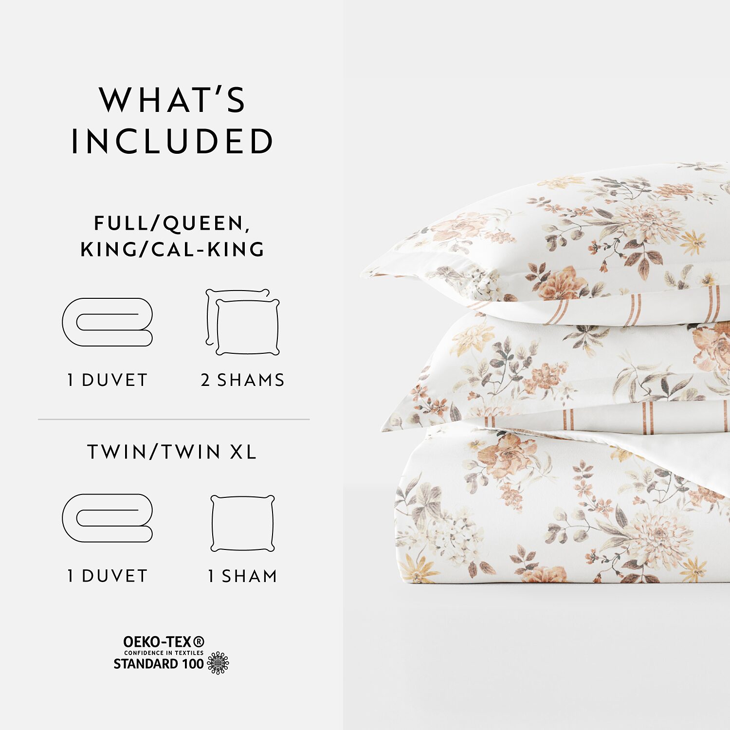 Casual Comfort Reversible Duvet Cover Set