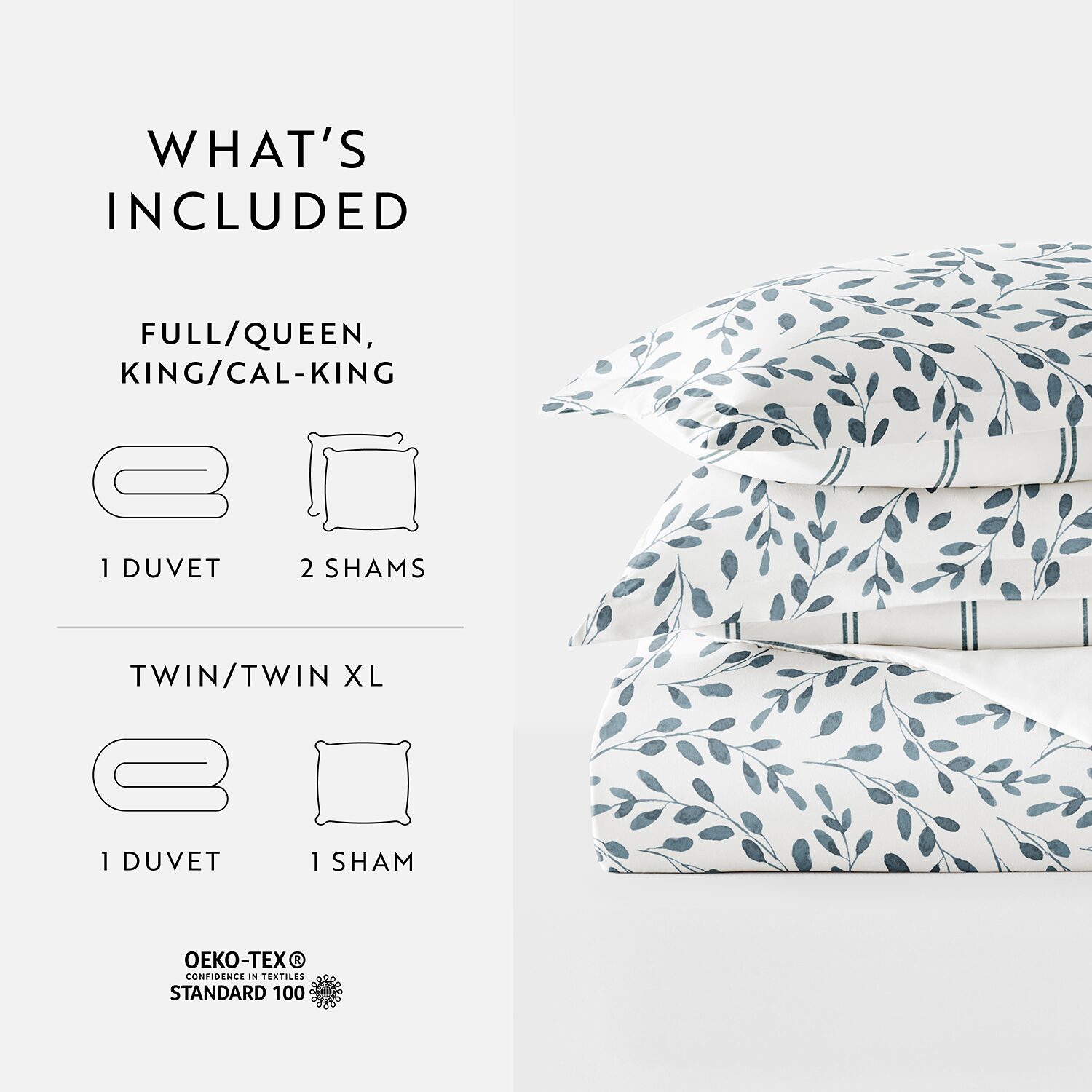 Casual Comfort Reversible Duvet Cover Set