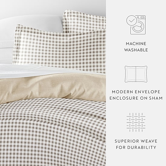 Casual Comfort Reversible Duvet Cover Set