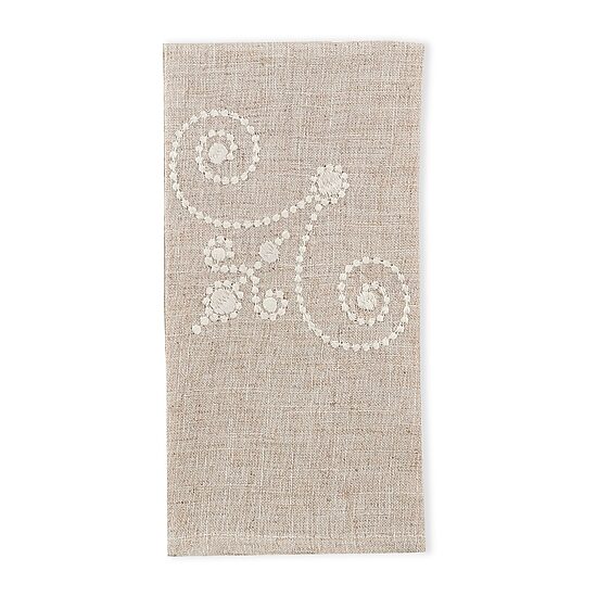 Lenox French Perle Linen Embroidered 4-pc. Napkins