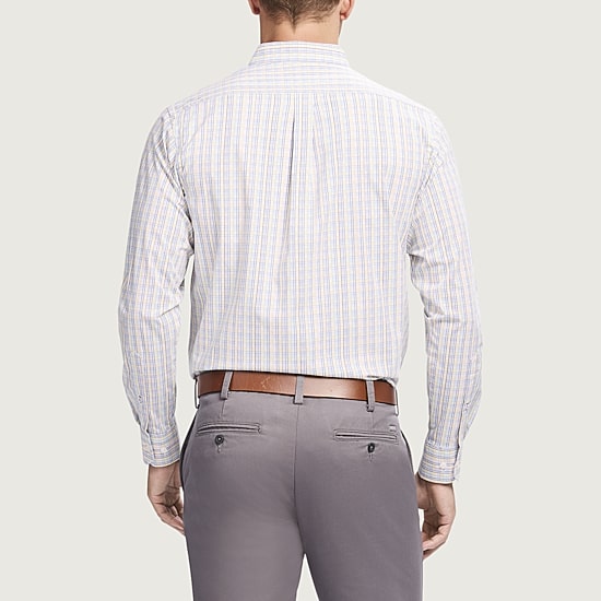 IZOD Performance Comfort Mens Long Sleeve Classic Fit Button-Down Shirt