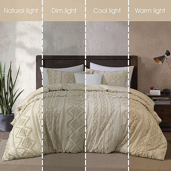 Stratford Park Alluya Geometric Easy Care Comforter Set