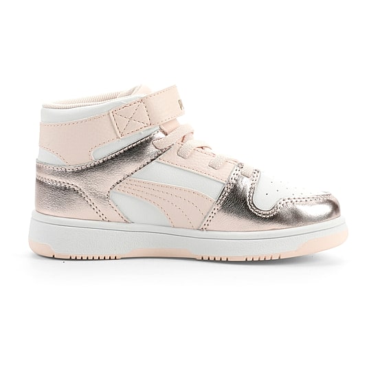 PUMA Rebound Layup Nu Romantic Little Kid Girls Basketball Shoes