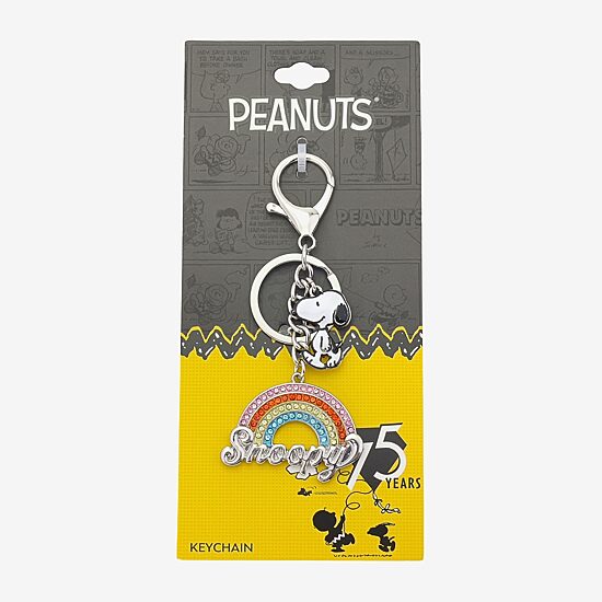 Rainbow Peanuts Snoopy Key Chain