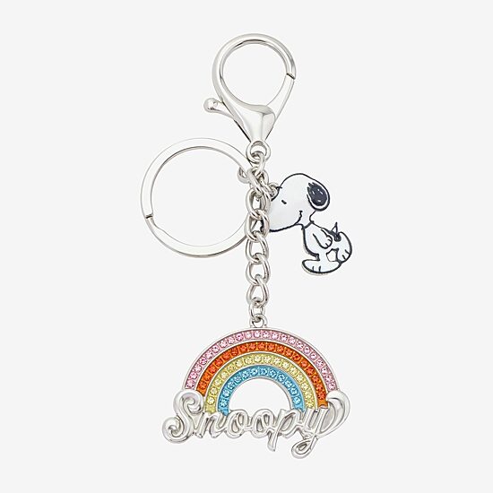 Rainbow Peanuts Snoopy Key Chain