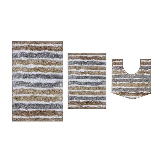 Home Weavers Inc Impression 3-pc. Bath Rug Set