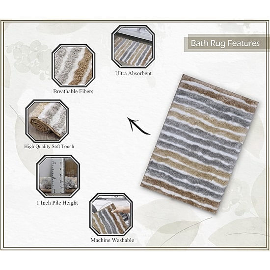 Home Weavers Inc Impression 3-pc. Bath Rug Set