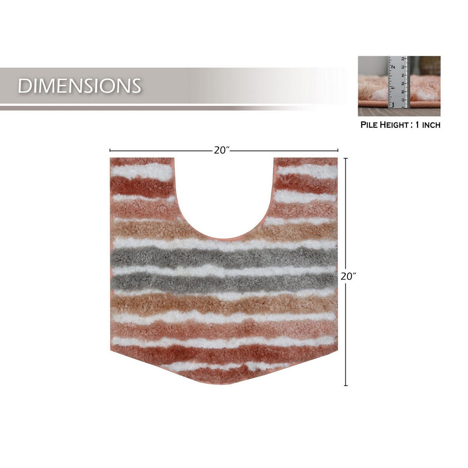 Home Weavers Inc Impression Bath Rug