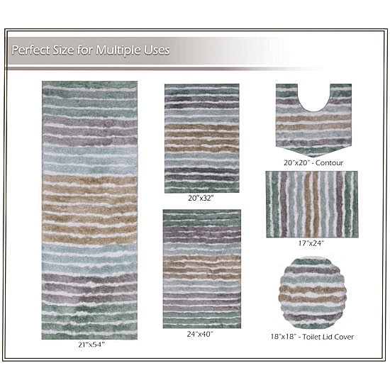 Home Weavers Inc Impression 2-pc. Bath Rug Set