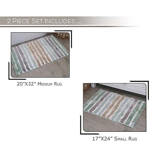 Home Weavers Inc Impression 2-pc. Bath Rug Set