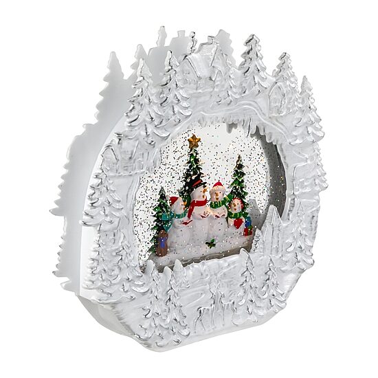 Northlight 9.5in Led Snowmen Christmas Snow Globe
