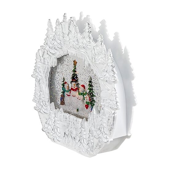 Northlight 9.5in Led Snowmen Christmas Snow Globe