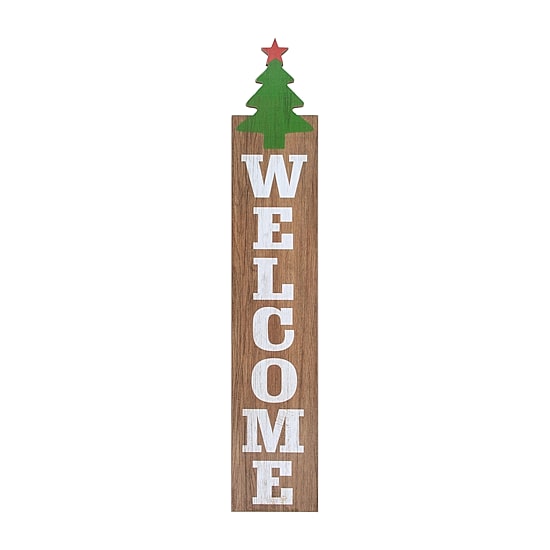 Northlight 31.5 In Green Christmas Tree And Red Star Christmas Yard Art