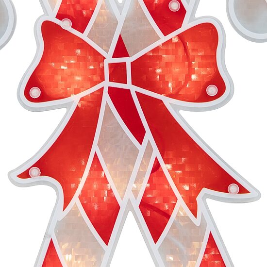 Northlight Lighted Candy Cane Christmas Window Decor