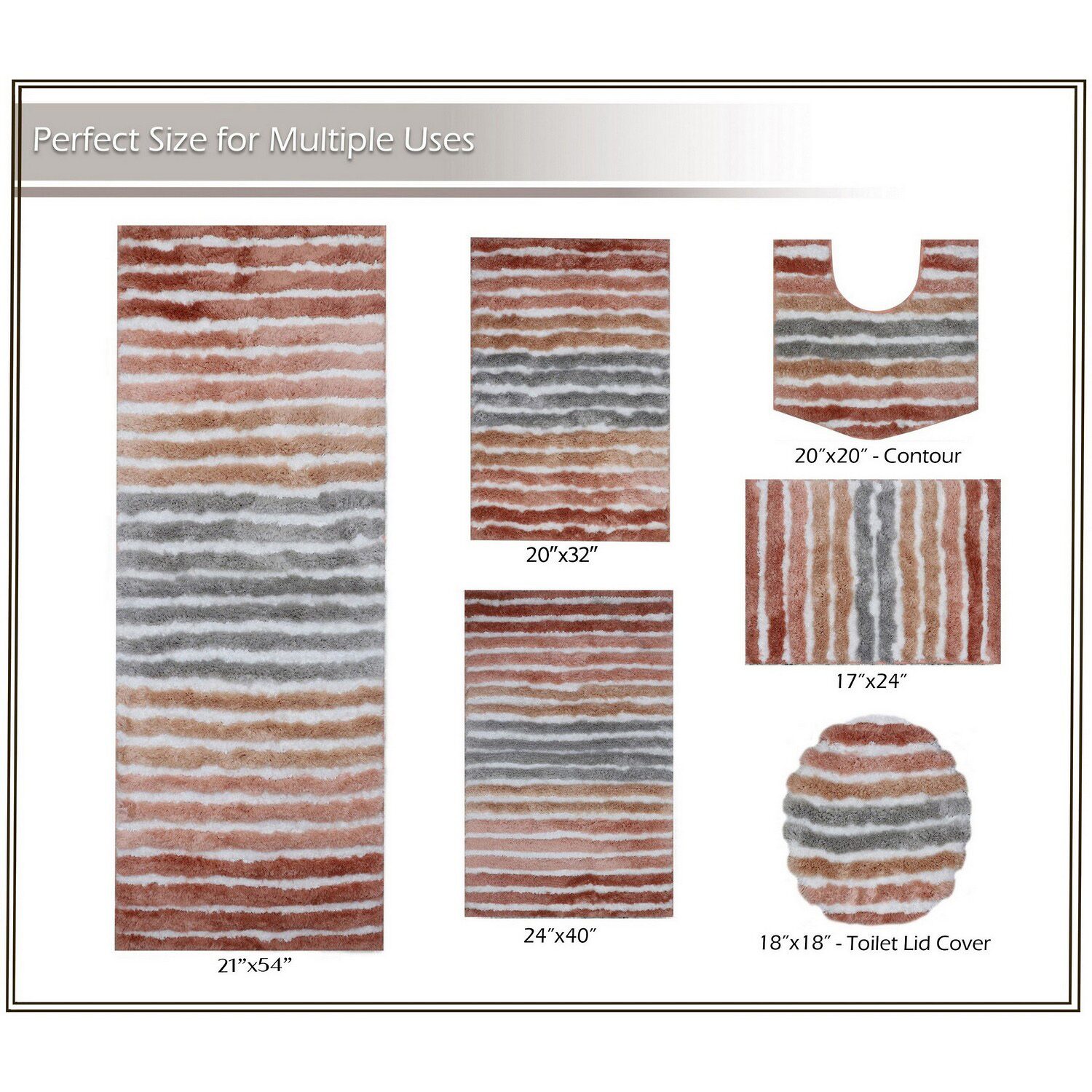Home Weavers Inc Impression Bath Rug