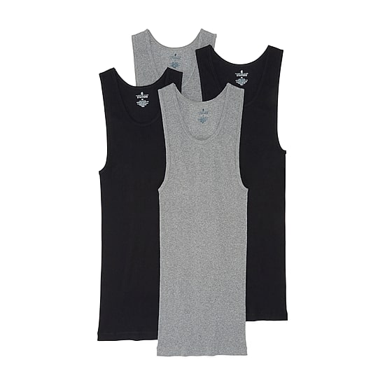 Stafford Ultra Soft Mens Sleeveless 4 Pack Tank