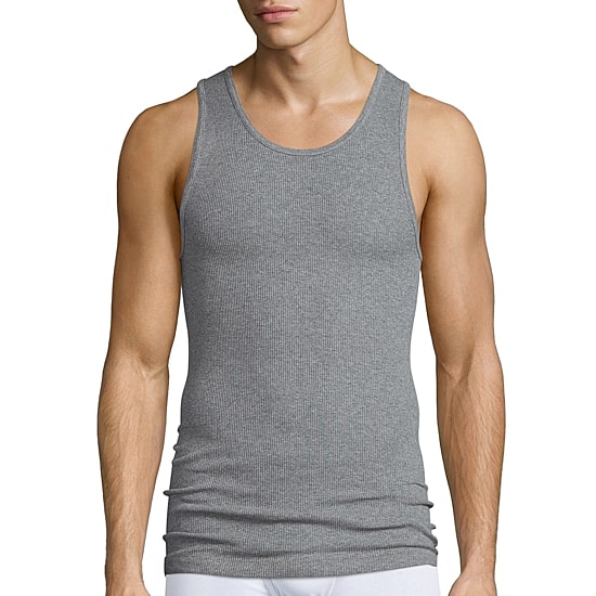 Stafford Ultra Soft Mens Sleeveless 4 Pack Tank