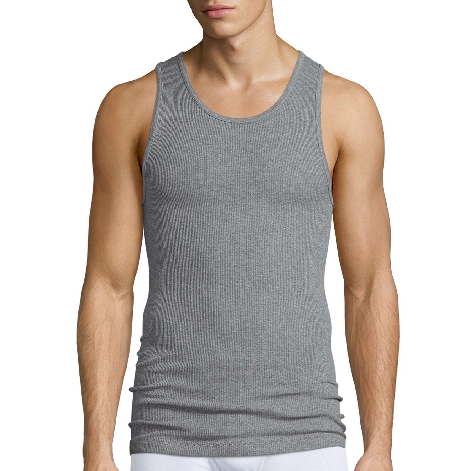 Stafford Ultra Soft Mens Round Neck Sleeveless 4 Pack Big and Tall Tank