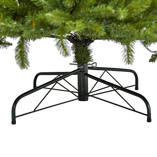 Nearly Natural 9 Foot Natural Look Spruce With 4443 Tips And 1000 Clear Led Lights Pre-Lit Christmas Tree