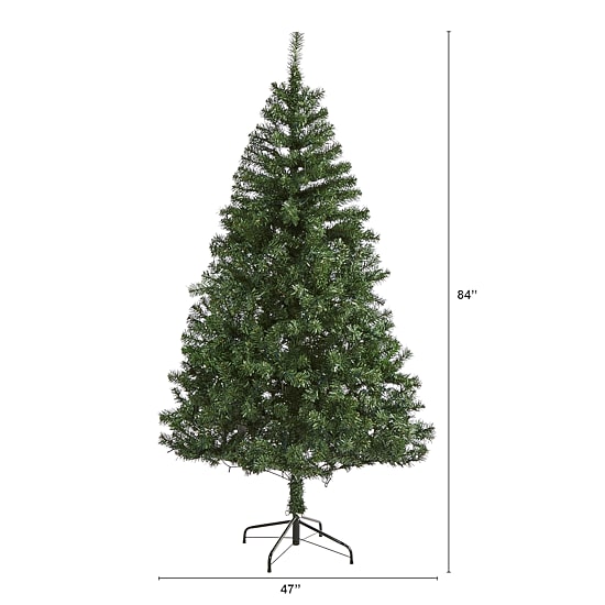 Nearly Natural Northern Tip 7 Foot Pine Christmas Tree