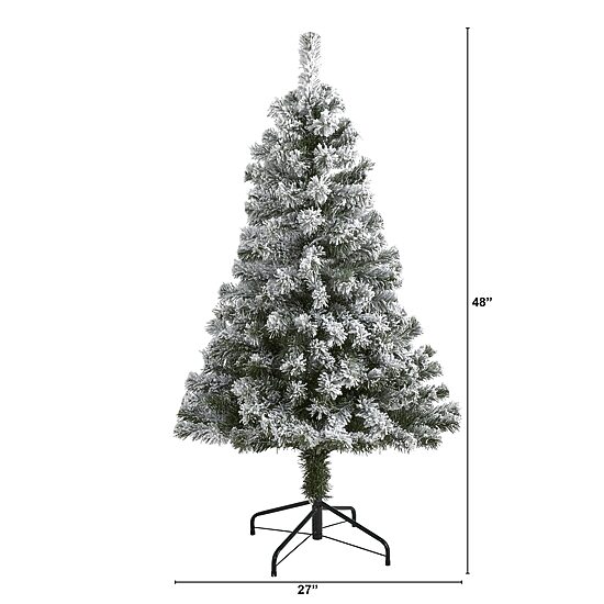 Nearly Natural West Virginia 4 Foot Fir Christmas Tree