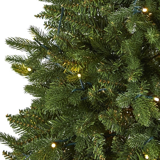 Nearly Natural 5 Foot Fir With 150 Led Lights Pre-Lit Christmas Tree