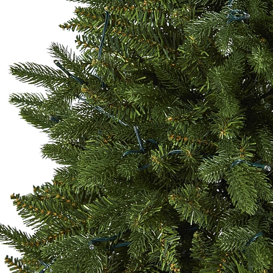 Nearly Natural 5 Foot Fir With 150 Led Lights Pre-Lit Christmas Tree