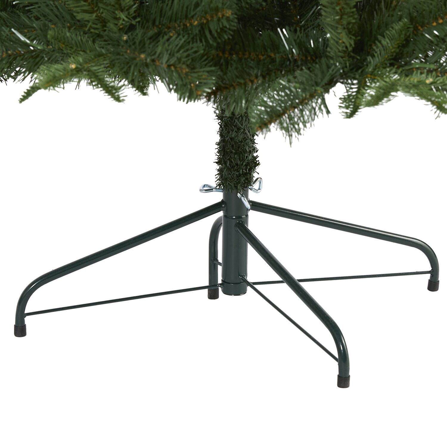 Nearly Natural 7 Foot Grand Teton Flat Back Spruce With 953 Bendable Branches And 220 Clear Led Lights Pre-Lit Christmas Tree