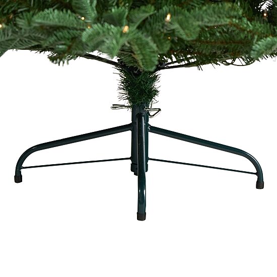 Nearly Natural 6 Foot South Carolina Spruce With 1908 Bendable Branches And 400 White Warm Lights Pre-Lit Christmas Tree