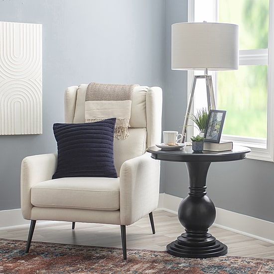 Linon Adkins Round Accent Table