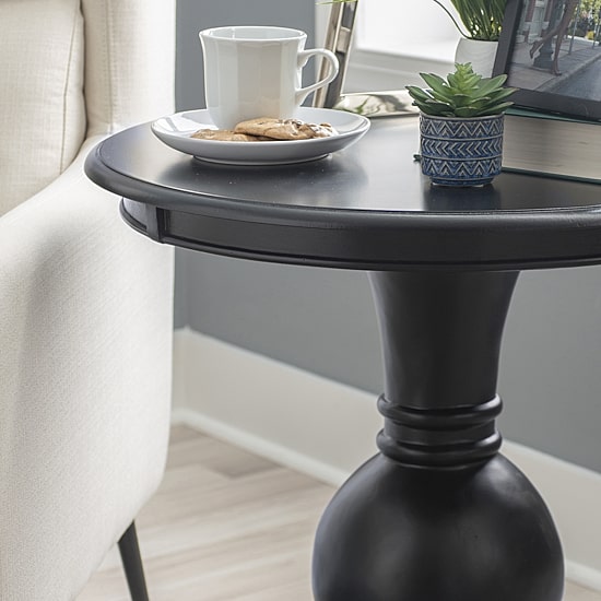Linon Adkins Round Accent Table