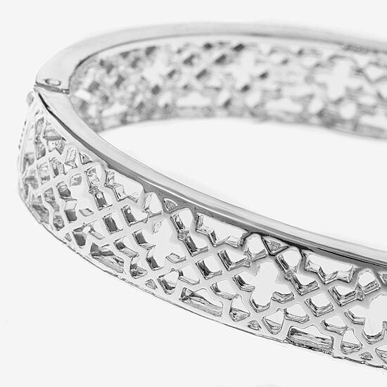 Liz Claiborne Filigree Womens Round Bangle Bracelet